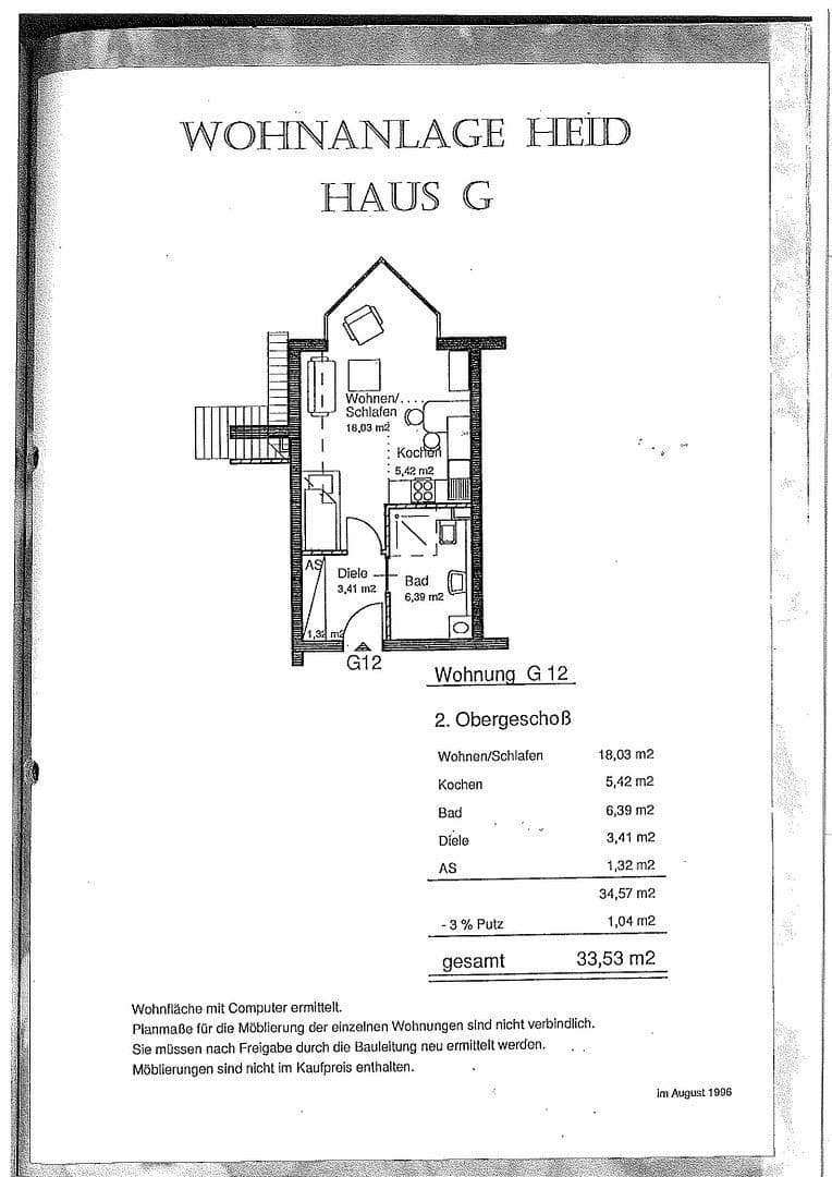 Prodej bytu 1+1 33 m², Von-Brentano-Straße 31b, Eckental, Bavorsko Prodej bytu 1+1 33 m², Von-Brentano-Straße 31b, Eckental, Bavorsko