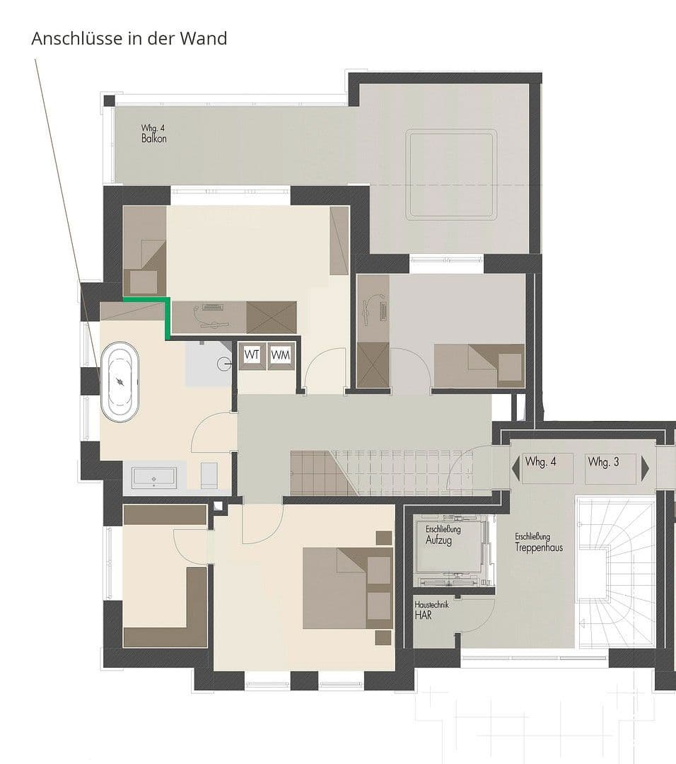 Pronájem bytu 4+kk 189 m², Carl-Adam-Petri-Straße, Brandenburg - Potsdam, Braniborsko Pronájem bytu 4+kk 189 m², Carl-Adam-Petri-Straße, Brandenburg - Potsdam, Braniborsko