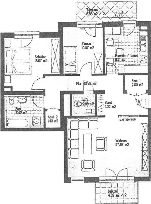 Prodej bytu 3+1 99 m², Bremen, Bremen Prodej bytu 3+1 99 m², Bremen, Bremen