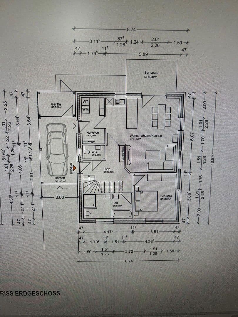 Pronájem domu 125 m², pozemek 330 m², II.Hüllenweg 20, Barßel, Dolní Sasko Pronájem domu 125 m², pozemek 330 m², II.Hüllenweg 20, Barßel, Dolní Sasko