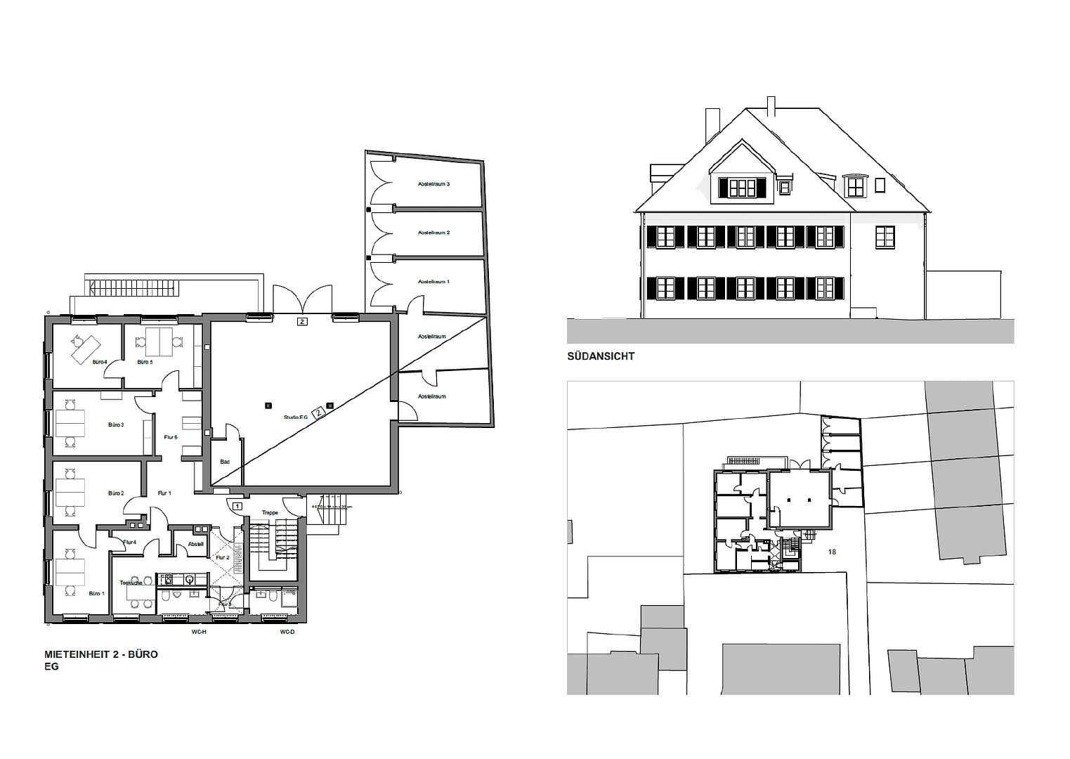 Pronájem kanceláře 162 m², Karl-Theodor-Strasse 18, München, Bavorsko Pronájem kanceláře 162 m², Karl-Theodor-Strasse 18, München, Bavorsko