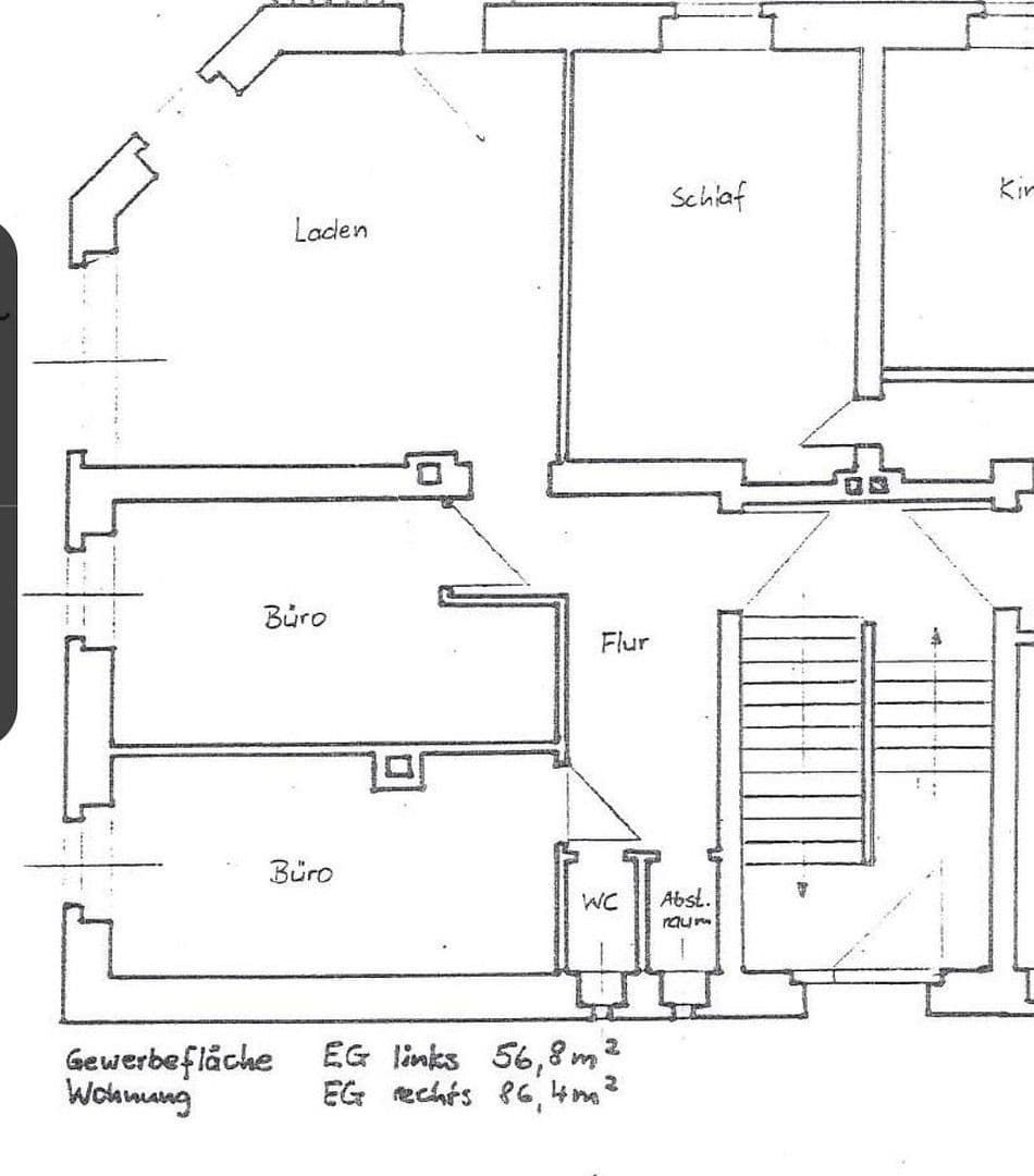 Pronájem kanceláře 57 m², Jacobstraße 17, Cvikov, Sasko Pronájem kanceláře 57 m², Jacobstraße 17, Cvikov, Sasko