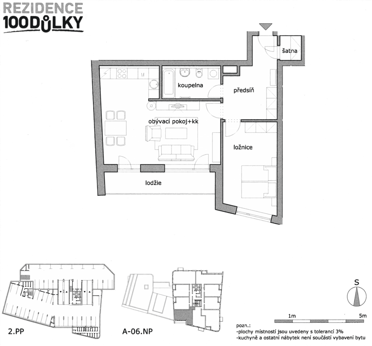 Prodej bytu 2+kk 72 m², Nárožní, Praha, Praha Prodej bytu 2+kk 72 m², Nárožní, Praha, Praha