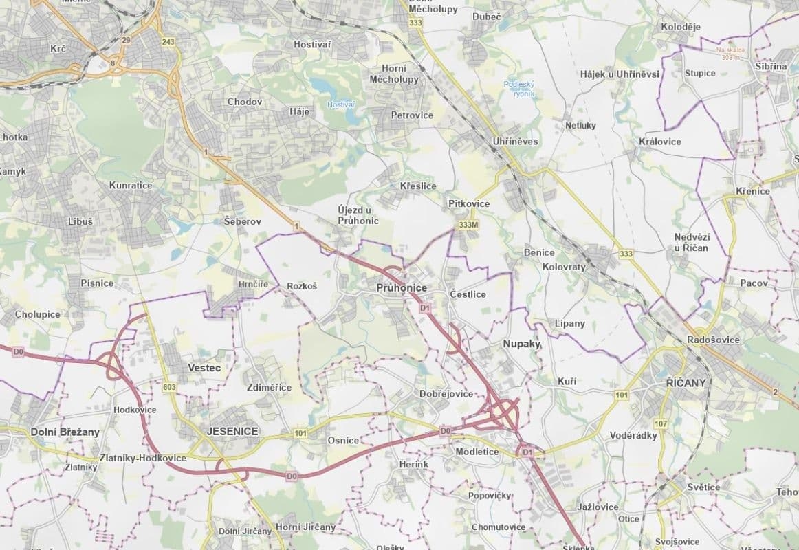 Prodej pozemku 1.264 m², Praha, Praha Prodej pozemku 1.264 m², Praha, Praha