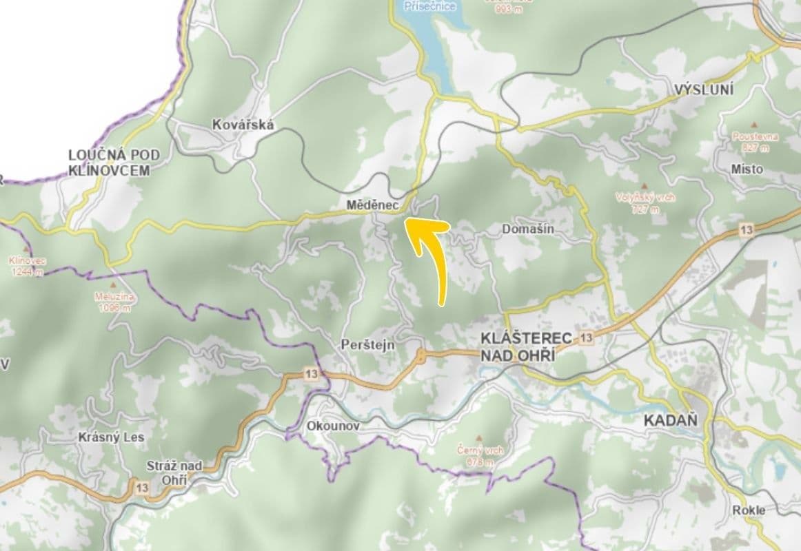 Prodej pozemku 144 m², Měděnec, Ústecký kraj Prodej pozemku 144 m², Měděnec, Ústecký kraj