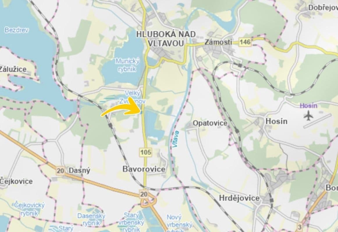 Prodej pozemku 197 m², Hluboká nad Vltavou, Jihočeský kraj Prodej pozemku 197 m², Hluboká nad Vltavou, Jihočeský kraj