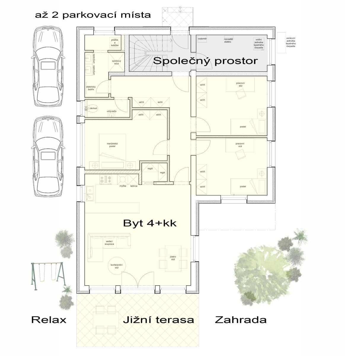 Pronájem domu 97 m², pozemek 241 m², Velké Pavlovice, Jihomoravský kraj Pronájem domu 97 m², pozemek 241 m², Velké Pavlovice, Jihomoravský kraj