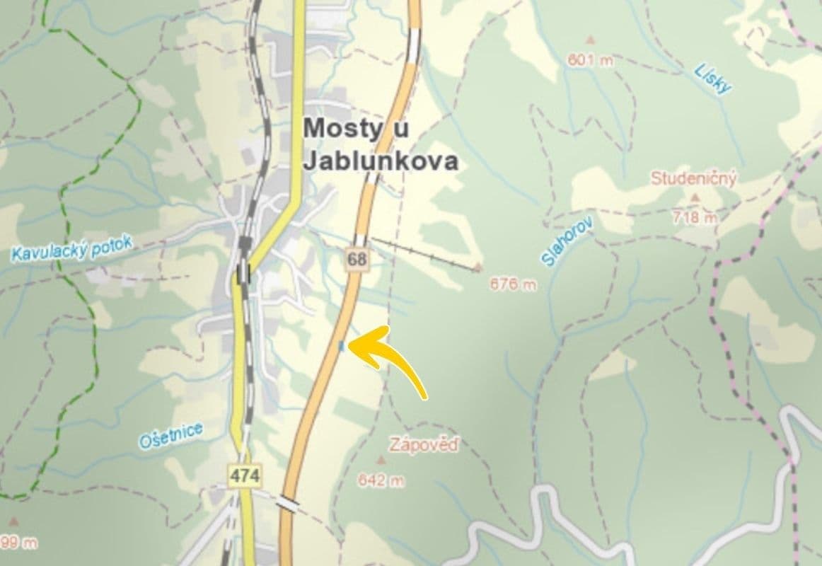 Prodej pozemku 368 m², Mosty u Jablunkova, Moravskoslezský kraj Prodej pozemku 368 m², Mosty u Jablunkova, Moravskoslezský kraj