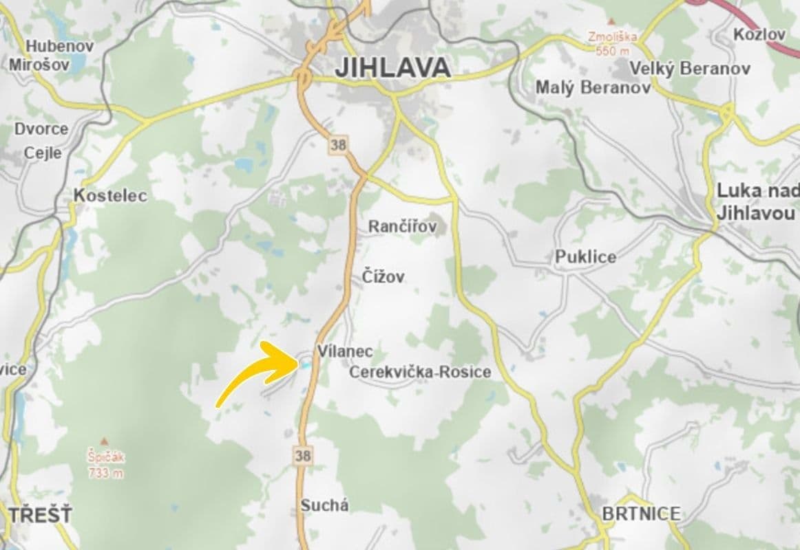 Prodej pozemku 345 m², Vílanec, Kraj Vysočina Prodej pozemku 345 m², Vílanec, Kraj Vysočina