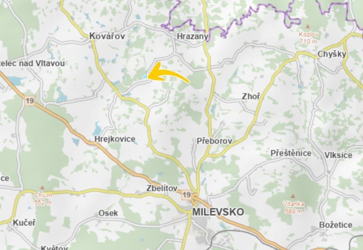 Prodej pozemku 1.762 m², Hrazany, Jihočeský kraj Prodej pozemku 1.762 m², Hrazany, Jihočeský kraj