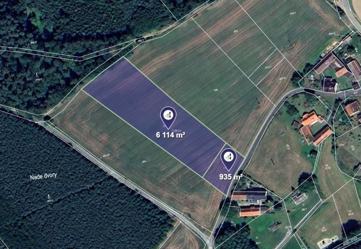 Prodej pozemku 1.762 m², Hrazany, Jihočeský kraj Prodej pozemku 1.762 m², Hrazany, Jihočeský kraj