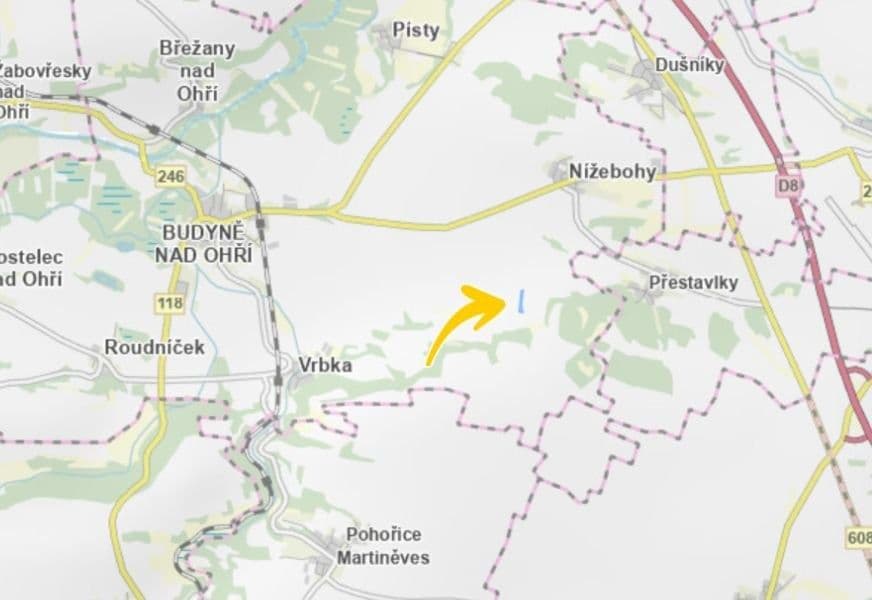 Prodej pozemku 482 m², Budyně nad Ohří, Ústecký kraj Prodej pozemku 482 m², Budyně nad Ohří, Ústecký kraj