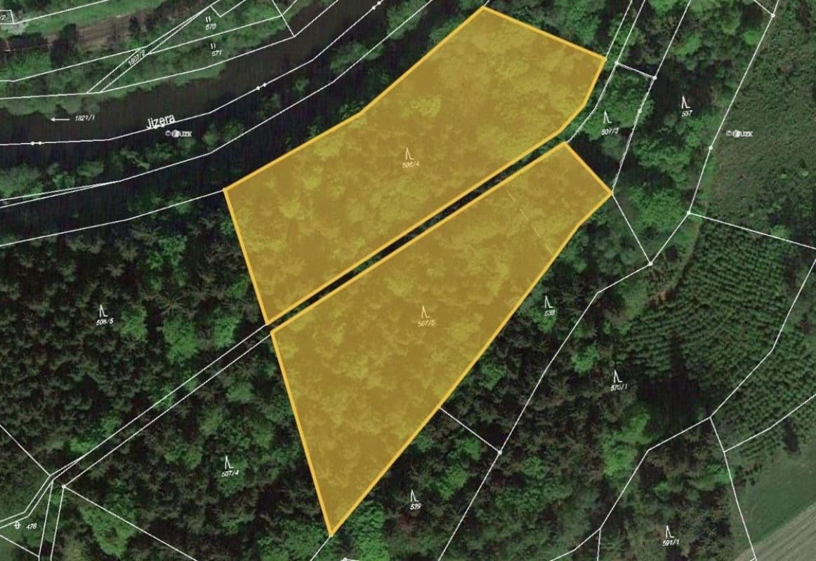 Prodej pozemku 11.614 m², Poniklá, Liberecký kraj Prodej pozemku 11.614 m², Poniklá, Liberecký kraj