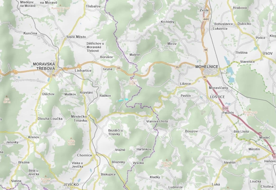 Prodej pozemku 39.053 m², Městečko Trnávka, Pardubický kraj Prodej pozemku 39.053 m², Městečko Trnávka, Pardubický kraj