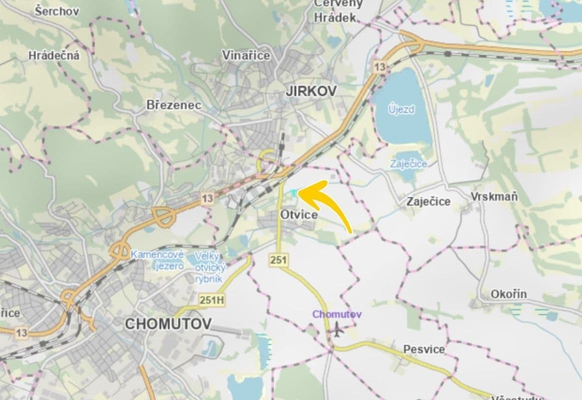 Prodej pozemku 2.847 m², Otvice, Ústecký kraj Prodej pozemku 2.847 m², Otvice, Ústecký kraj