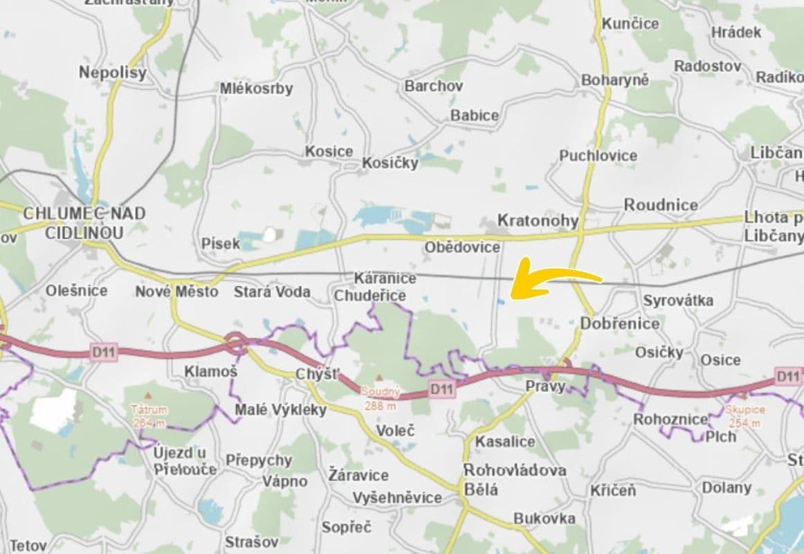 Prodej pozemku 2.771 m², Kratonohy, Královéhradecký kraj Prodej pozemku 2.771 m², Kratonohy, Královéhradecký kraj
