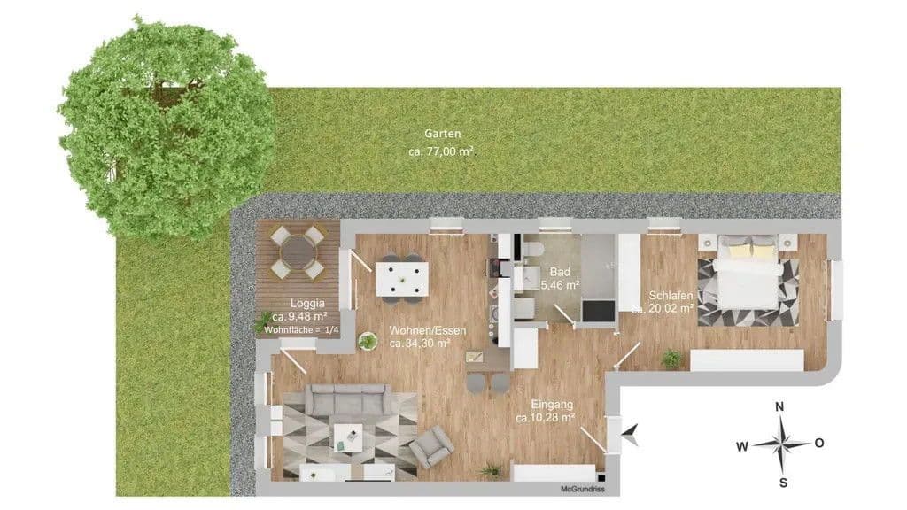 Pronájem bytu 2+1 72 m², Haeberlinstraße 40, Frankfurt am Main, Hessen Pronájem bytu 2+1 72 m², Haeberlinstraße 40, Frankfurt am Main, Hessen