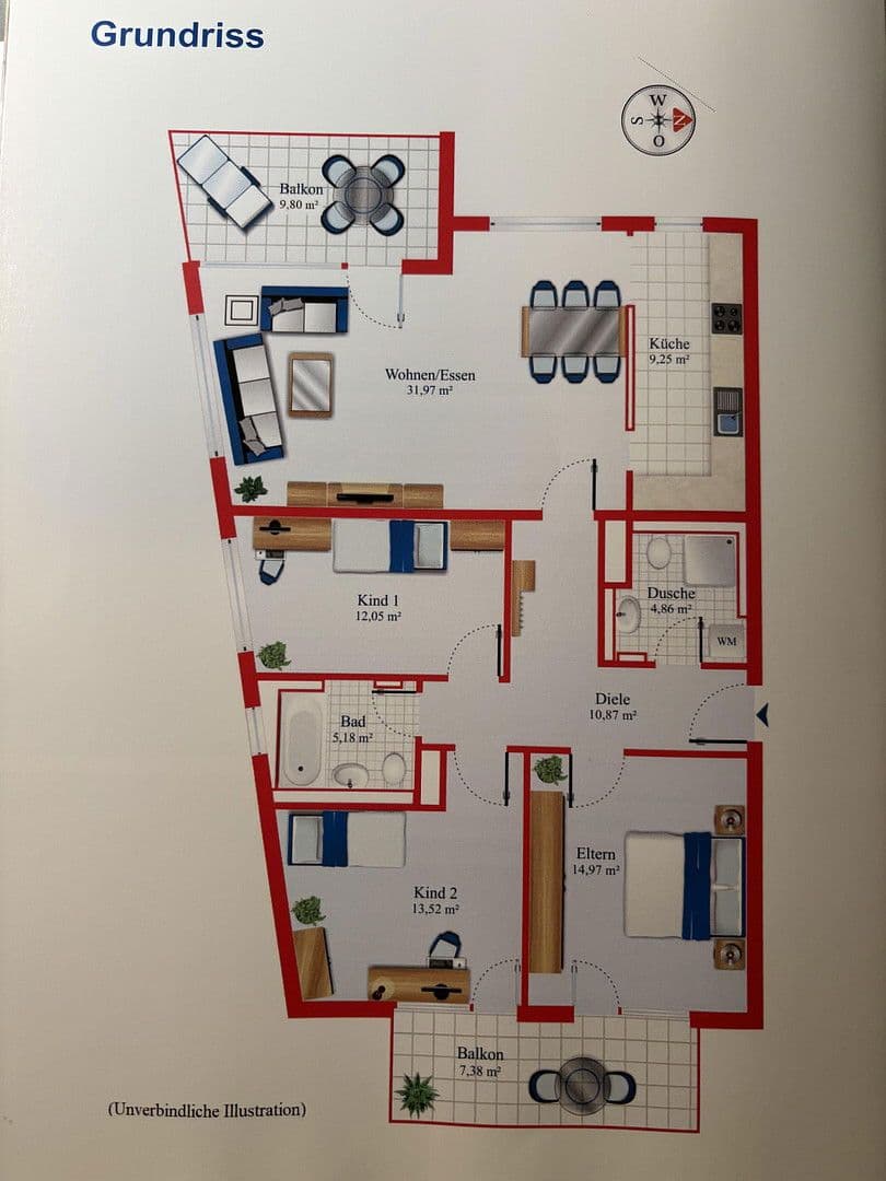 Prodej bytu 4+1 111 m², Frankfurt am Main, Hessen Prodej bytu 4+1 111 m², Frankfurt am Main, Hessen