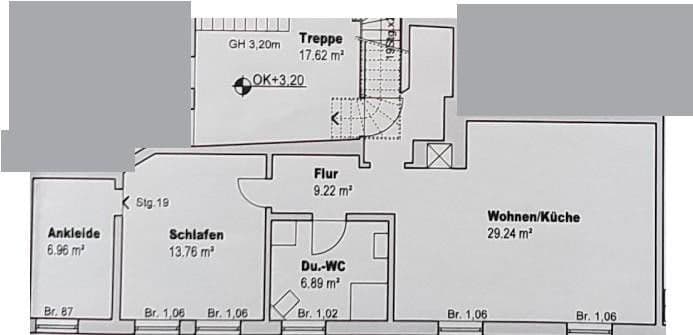Pronájem bytu 2+1 65 m², Erichsgasse 1, Celle, Dolní Sasko Pronájem bytu 2+1 65 m², Erichsgasse 1, Celle, Dolní Sasko
