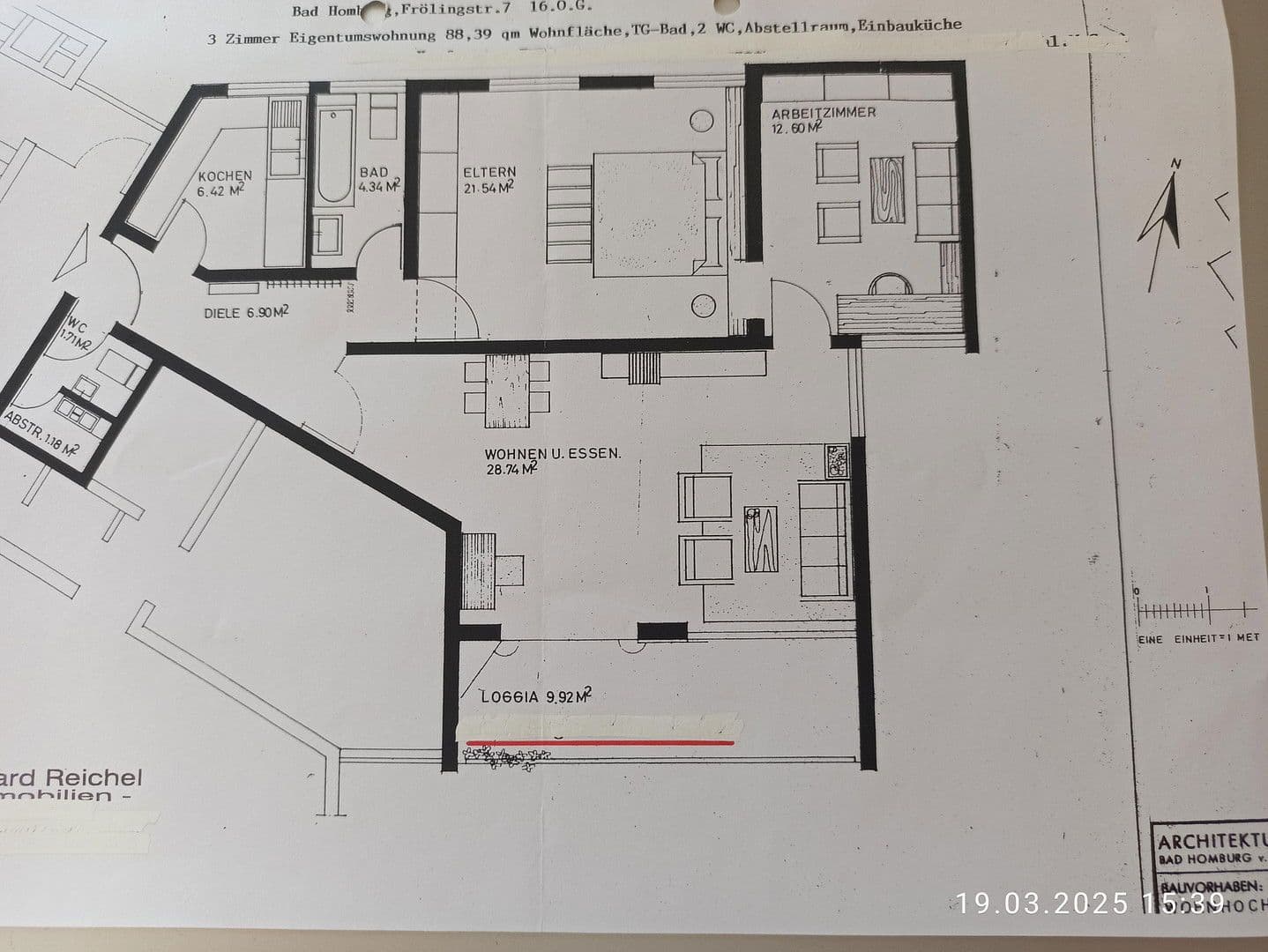 Prodej bytu 3+1 88 m², Frölingstr. 7, Bad Homburg vor der Höhe, Hessen Prodej bytu 3+1 88 m², Frölingstr. 7, Bad Homburg vor der Höhe, Hessen