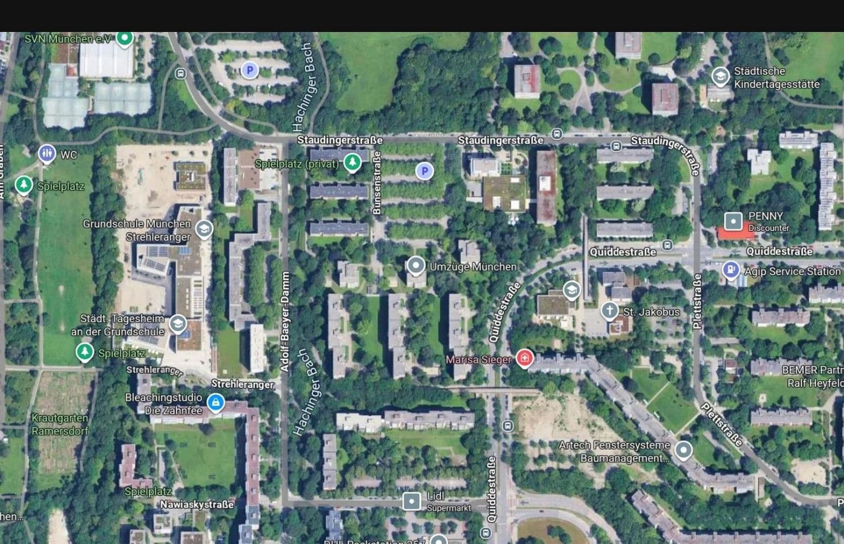 Pronájem bytu  18 m², Bunsenstraße 20, München, Bavorsko Pronájem bytu  18 m², Bunsenstraße 20, München, Bavorsko