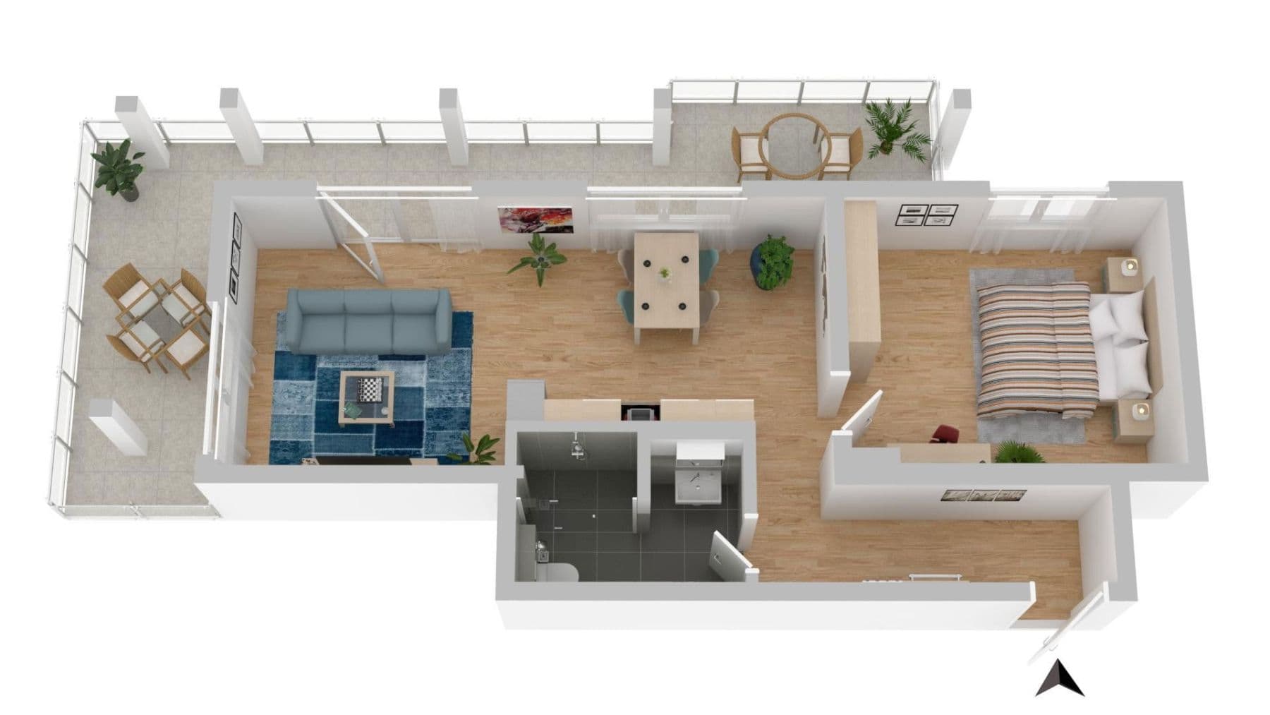 Pronájem bytu 2+1 68 m², Kronenstr. 16, Meersburg, Bádensko-Württembersko Pronájem bytu 2+1 68 m², Kronenstr. 16, Meersburg, Bádensko-Württembersko