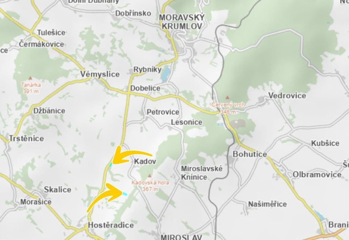Prodej pozemku 1.851 m², Kadov, Jihomoravský kraj Prodej pozemku 1.851 m², Kadov, Jihomoravský kraj