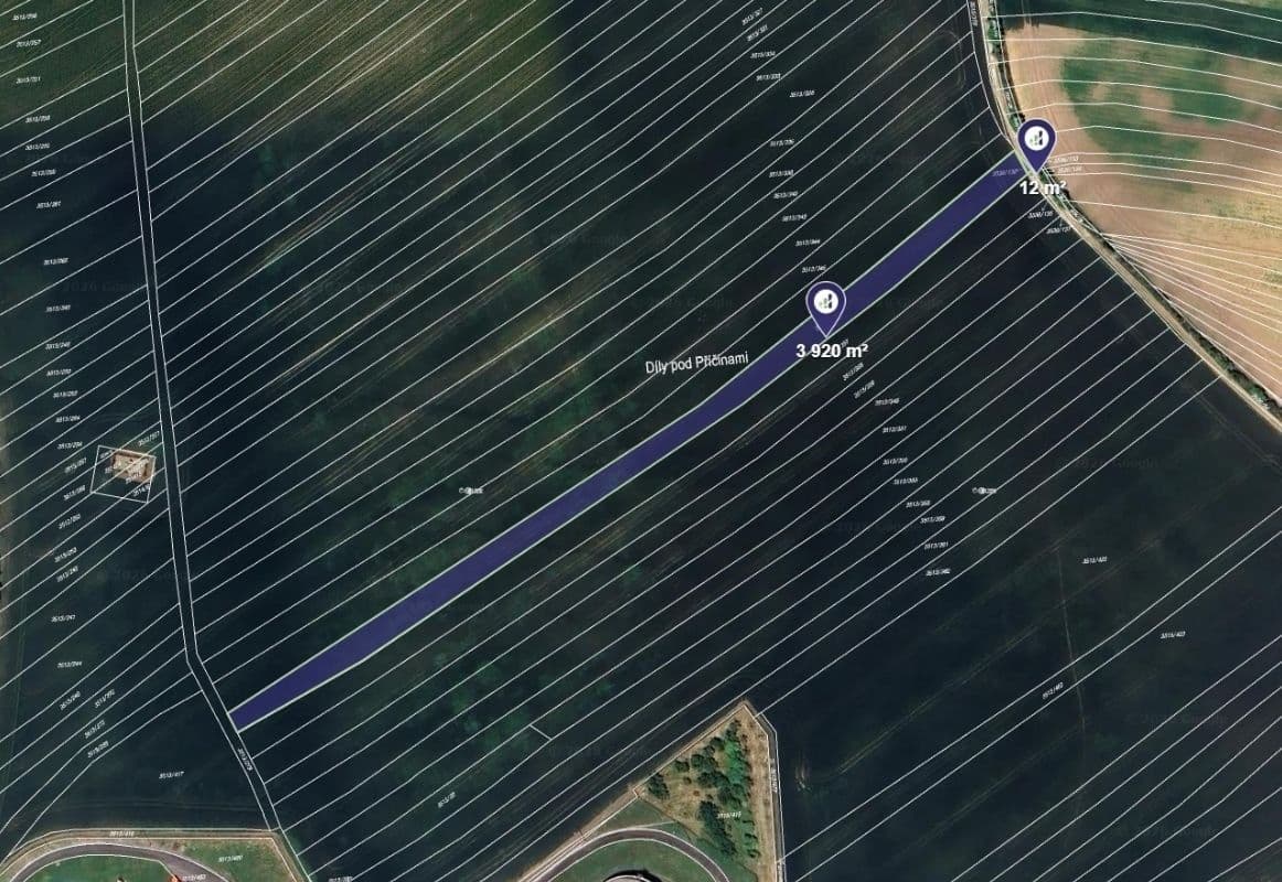 Prodej pozemku 3.932 m², Klobouky u Brna, Jihomoravský kraj Prodej pozemku 3.932 m², Klobouky u Brna, Jihomoravský kraj
