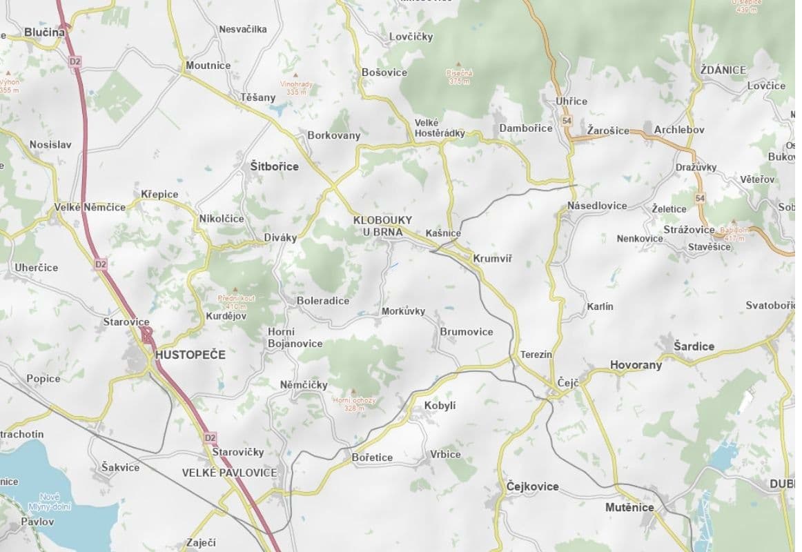 Prodej pozemku 3.932 m², Klobouky u Brna, Jihomoravský kraj Prodej pozemku 3.932 m², Klobouky u Brna, Jihomoravský kraj