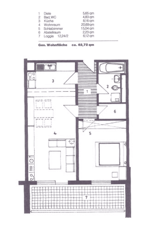 Prodej bytu 2+kk 63 m², Im Mainfeld 40, Frankfurt am Main, Hessen Prodej bytu 2+kk 63 m², Im Mainfeld 40, Frankfurt am Main, Hessen