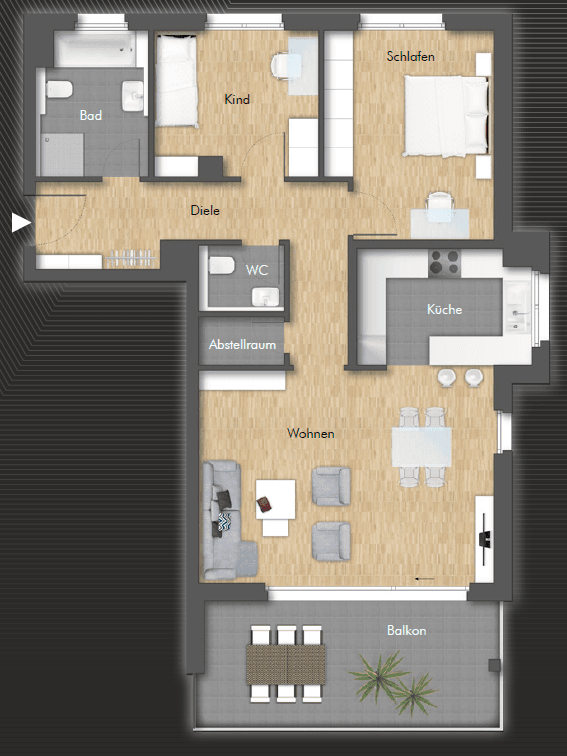Prodej bytu 3+1 84 m², Renningen, Bádensko-Württembersko Prodej bytu 3+1 84 m², Renningen, Bádensko-Württembersko