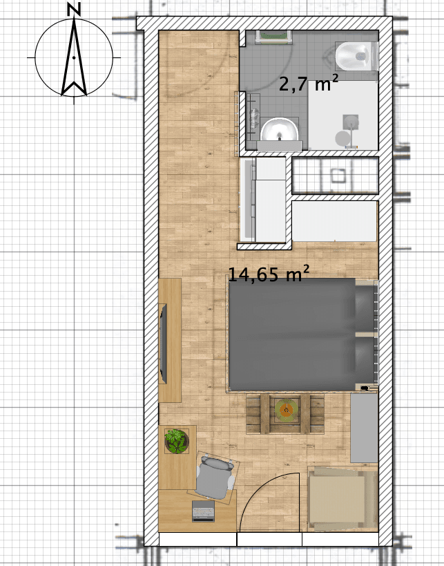 Prodej bytu 1+1 19 m², Richard-Schirrmann-Str. 14, Mainz, Porýní-Falc Prodej bytu 1+1 19 m², Richard-Schirrmann-Str. 14, Mainz, Porýní-Falc