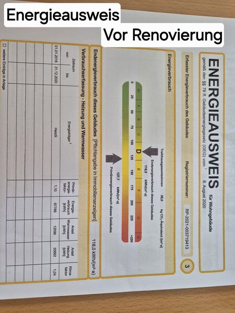 Prodej domu 160 m², pozemek 1.090 m², Rheinböllen, Porýní-Falc Prodej domu 160 m², pozemek 1.090 m², Rheinböllen, Porýní-Falc