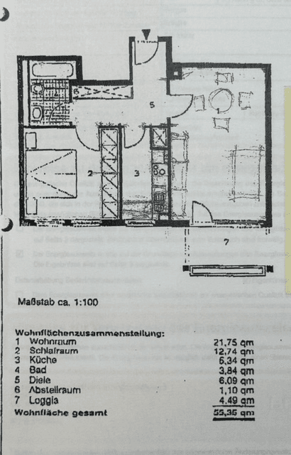 Pronájem bytu 2+1 56 m², Wohlfartstrasse 2B, München, Bavorsko Pronájem bytu 2+1 56 m², Wohlfartstrasse 2B, München, Bavorsko