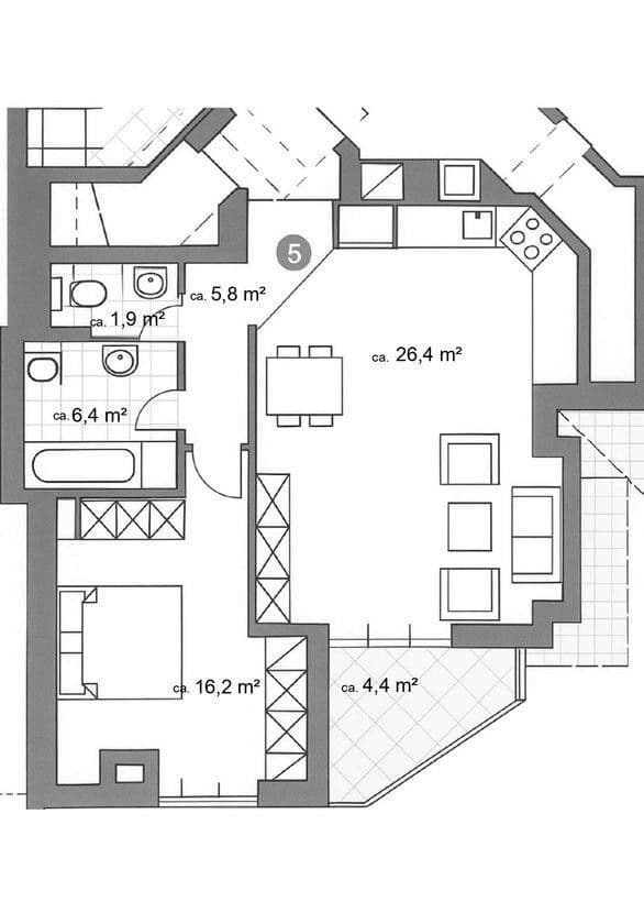 Prodej bytu 2+kk 58 m², München Forstenried, Bavorsko Prodej bytu 2+kk 58 m², München Forstenried, Bavorsko