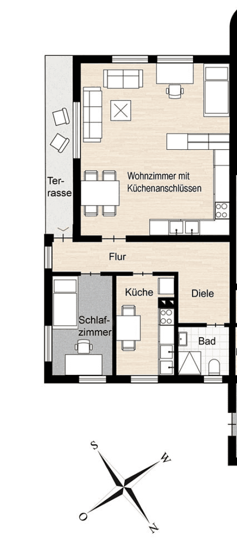 Pronájem bytu 3+1 73 m², Rückersdorf, Bavorsko Pronájem bytu 3+1 73 m², Rückersdorf, Bavorsko