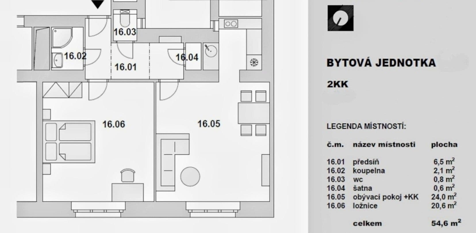 Pronájem bytu 2+kk 55 m², Sokolovská, Praha, Praha Pronájem bytu 2+kk 55 m², Sokolovská, Praha, Praha