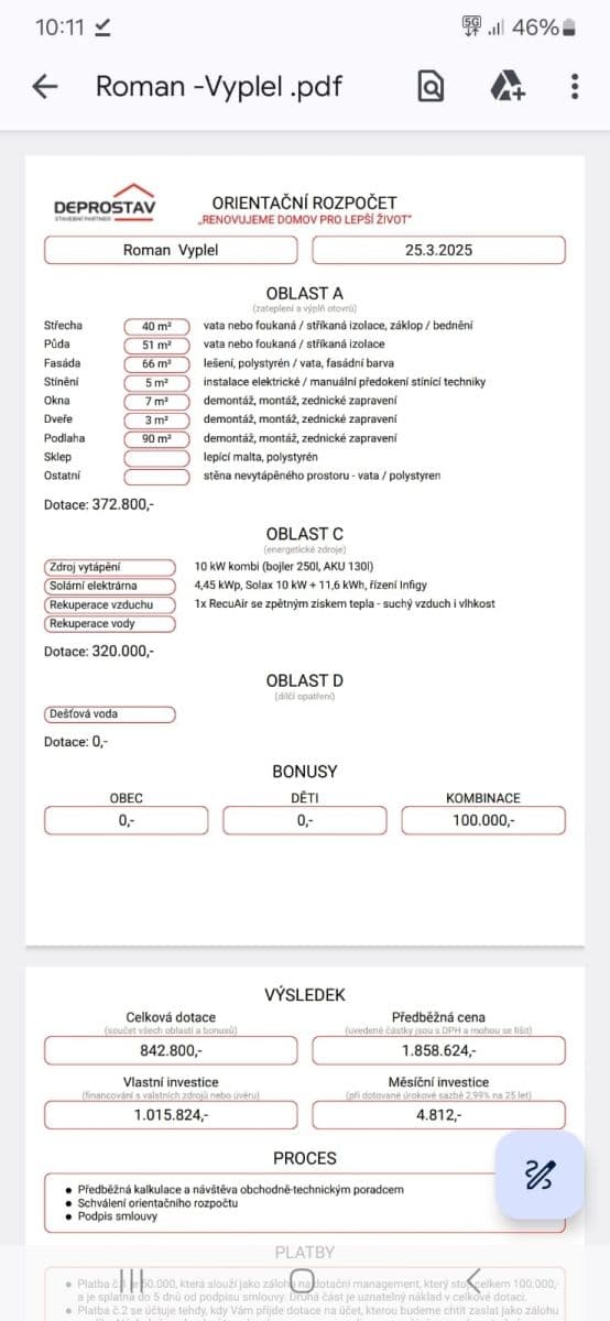 Prodej domu 100 m², pozemek 50 m², Parléřova, Samotišky, Olomoucký kraj Prodej domu 100 m², pozemek 50 m², Parléřova, Samotišky, Olomoucký kraj