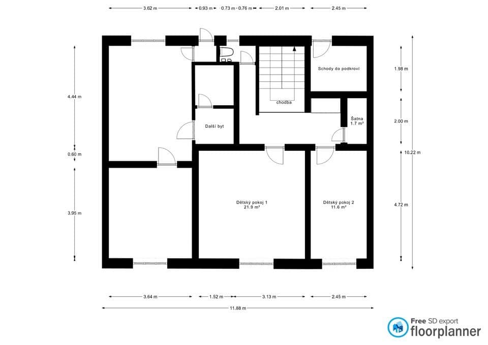 Prodej domu 420 m², pozemek 42 m², Rastislavova, Staré Město, Zlínský kraj Prodej domu 420 m², pozemek 42 m², Rastislavova, Staré Město, Zlínský kraj