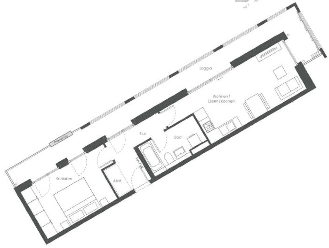 Pronájem bytu 2+1 62 m², Hermine-von-Parish-Straße 43, München, Bavorsko Pronájem bytu 2+1 62 m², Hermine-von-Parish-Straße 43, München, Bavorsko
