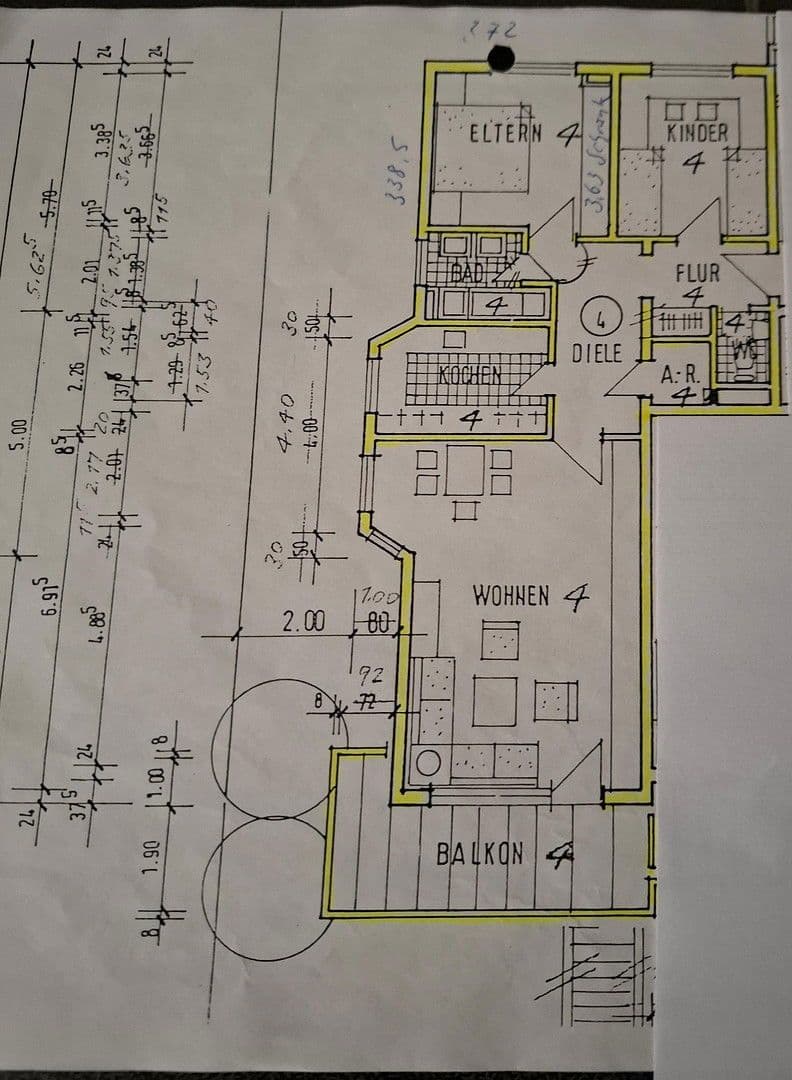 Prodej bytu 3+kk 87 m², Filderstadt, Bádensko-Württembersko Prodej bytu 3+kk 87 m², Filderstadt, Bádensko-Württembersko