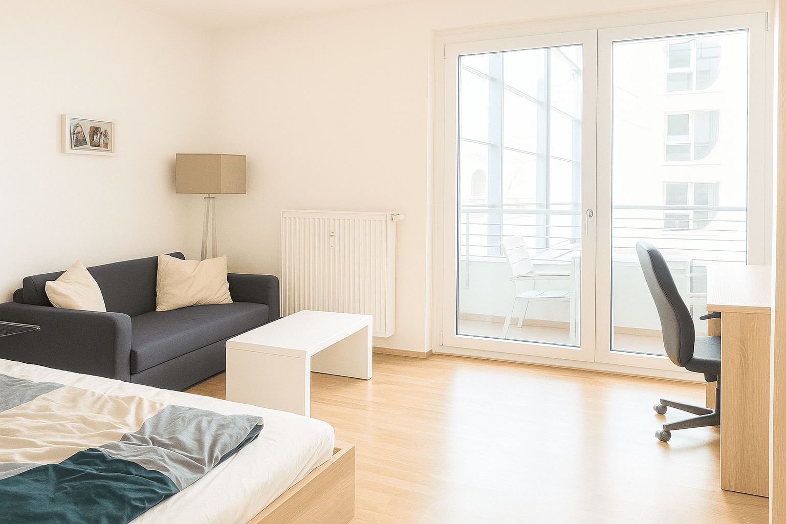 Pronájem bytu 1+1 24 m², München, Bavorsko Pronájem bytu 1+1 24 m², München, Bavorsko