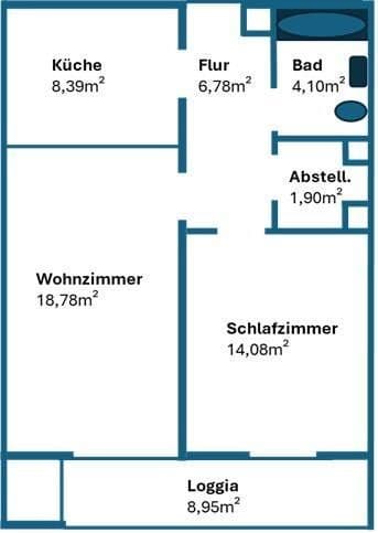 Prodej bytu 2+1 59 m², Reutlingen, Bádensko-Württembersko Prodej bytu 2+1 59 m², Reutlingen, Bádensko-Württembersko