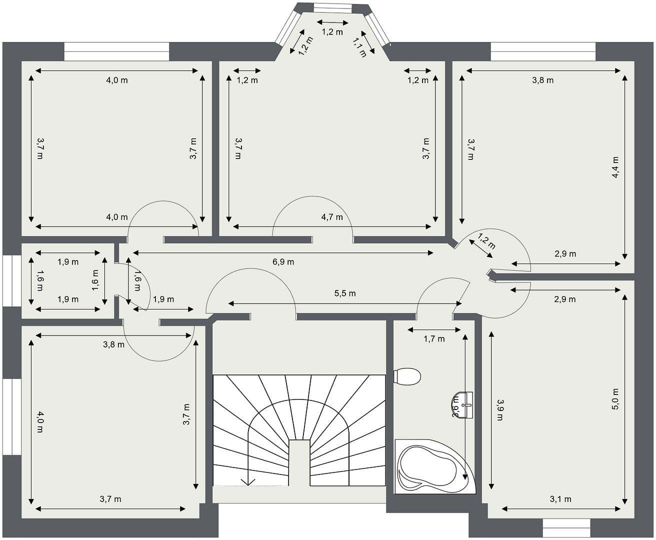 Pronájem bytu 5+1 102 m², Eckeseyer Str. 169, Hagen, Severní Porýní-Vestfálsko Pronájem bytu 5+1 102 m², Eckeseyer Str. 169, Hagen, Severní Porýní-Vestfálsko