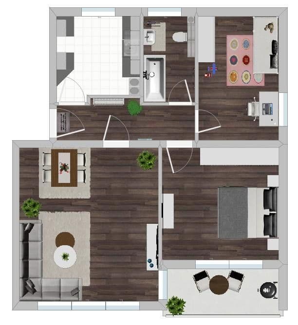 Pronájem bytu 3+1 73 m², Adolphsheider Straße 10, Bad Fallingbostel, Dolní Sasko Pronájem bytu 3+1 73 m², Adolphsheider Straße 10, Bad Fallingbostel, Dolní Sasko