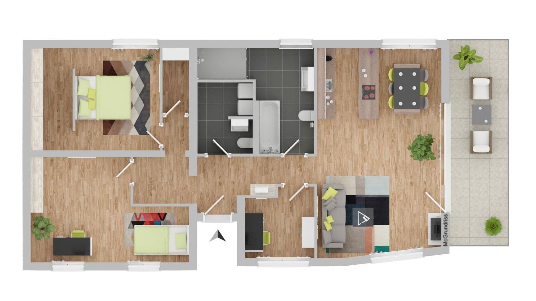 Pronájem bytu 4+1 109 m², Sigmaringen, Bádensko-Württembersko Pronájem bytu 4+1 109 m², Sigmaringen, Bádensko-Württembersko