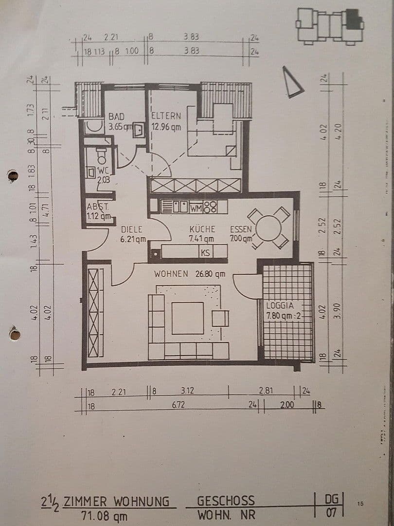 Prodej bytu 2+kk 71 m², Ludwigshafen, Porýní-Falc Prodej bytu 2+kk 71 m², Ludwigshafen, Porýní-Falc