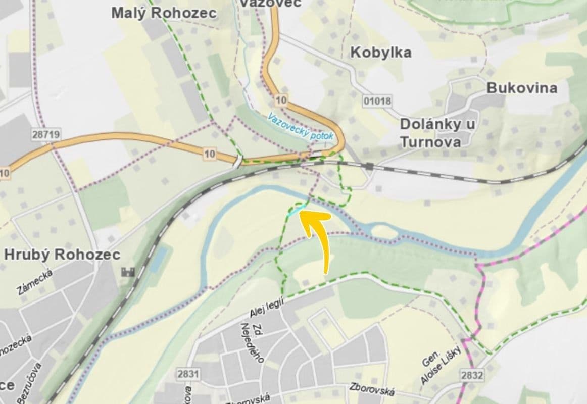 Prodej pozemku 1.668 m², Turnov, Liberecký kraj Prodej pozemku 1.668 m², Turnov, Liberecký kraj