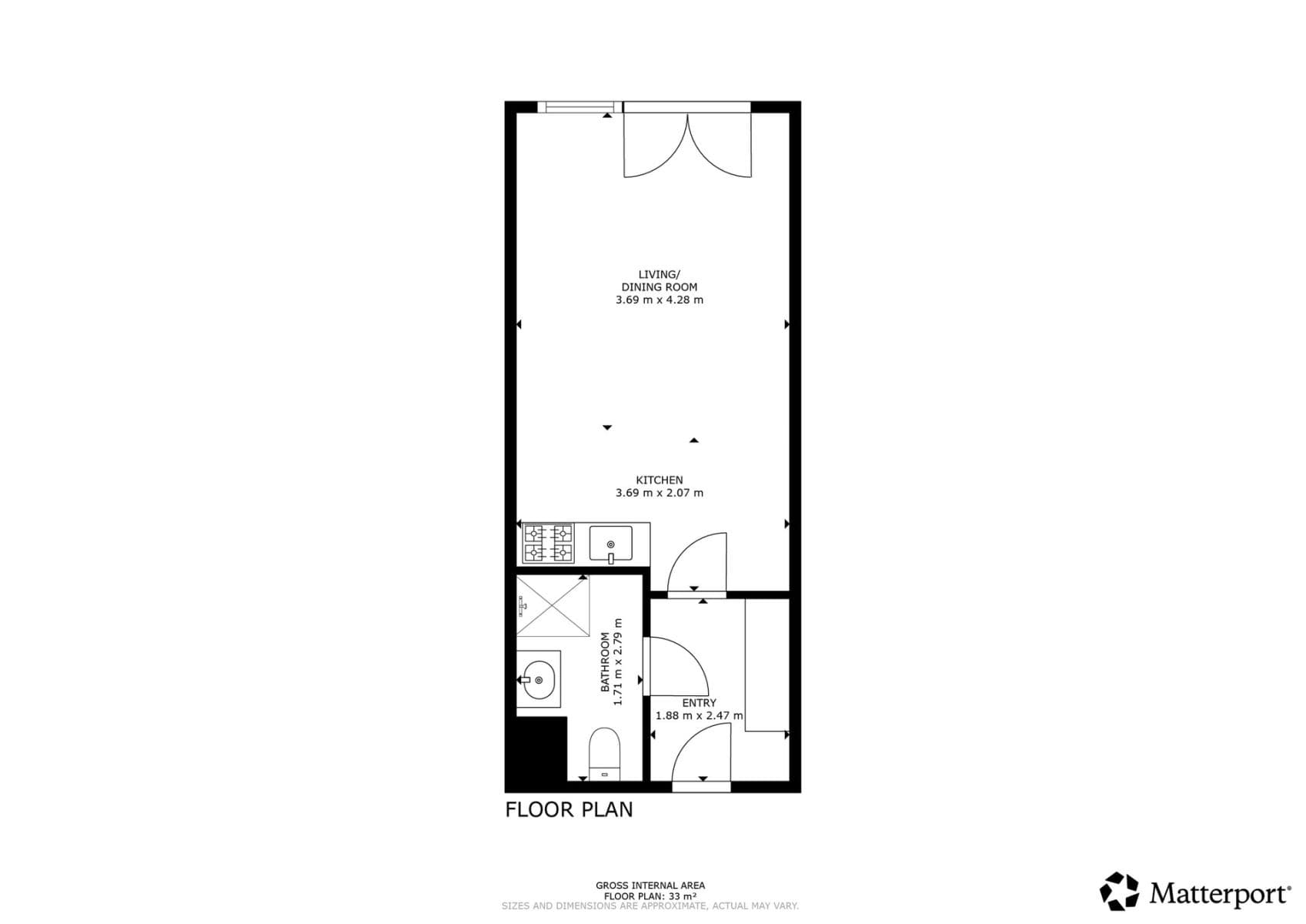 Pronájem bytu 1+kk 33 m², Výstavní, Praha, Praha Pronájem bytu 1+kk 33 m², Výstavní, Praha, Praha