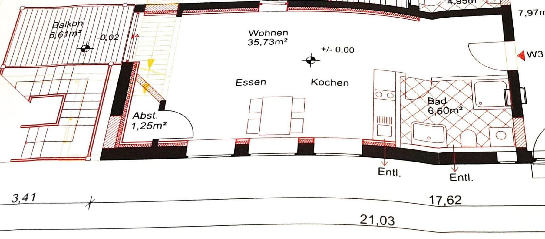 Pronájem bytu 1+1 47 m², Riekestrasse 23, Braunschweig, Dolní Sasko Pronájem bytu 1+1 47 m², Riekestrasse 23, Braunschweig, Dolní Sasko